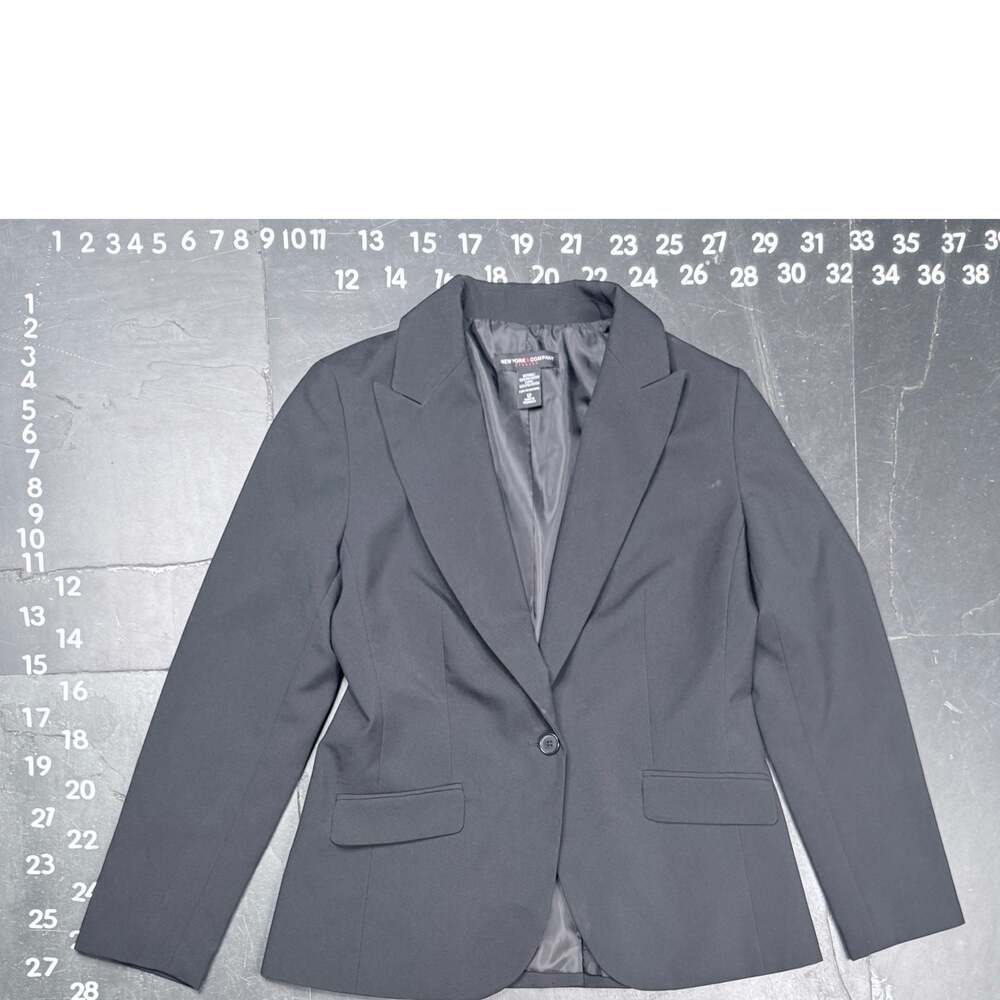 New York & Company Stretch One-Button Blazer Size 12 - Picture 3 of 4